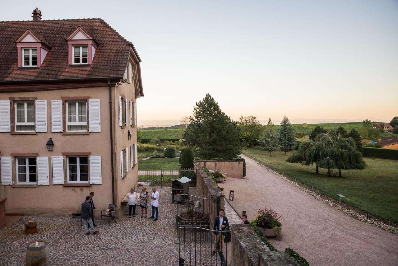 Maison D'Hotes Les Jardins De Madeleine Bernardvillé Exteriér fotografie