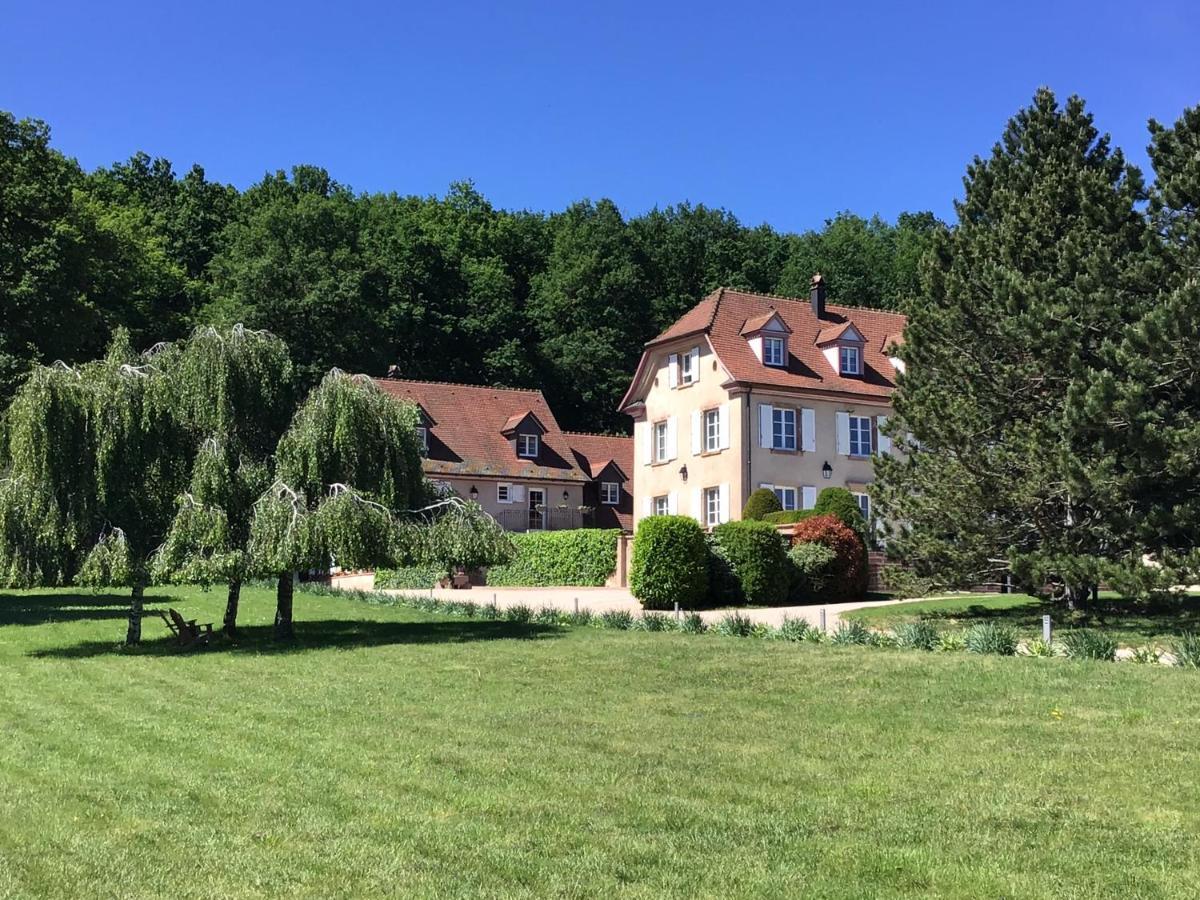 Maison D'Hotes Les Jardins De Madeleine Bernardvillé Exteriér fotografie